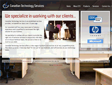 Tablet Screenshot of canadian-technology.com